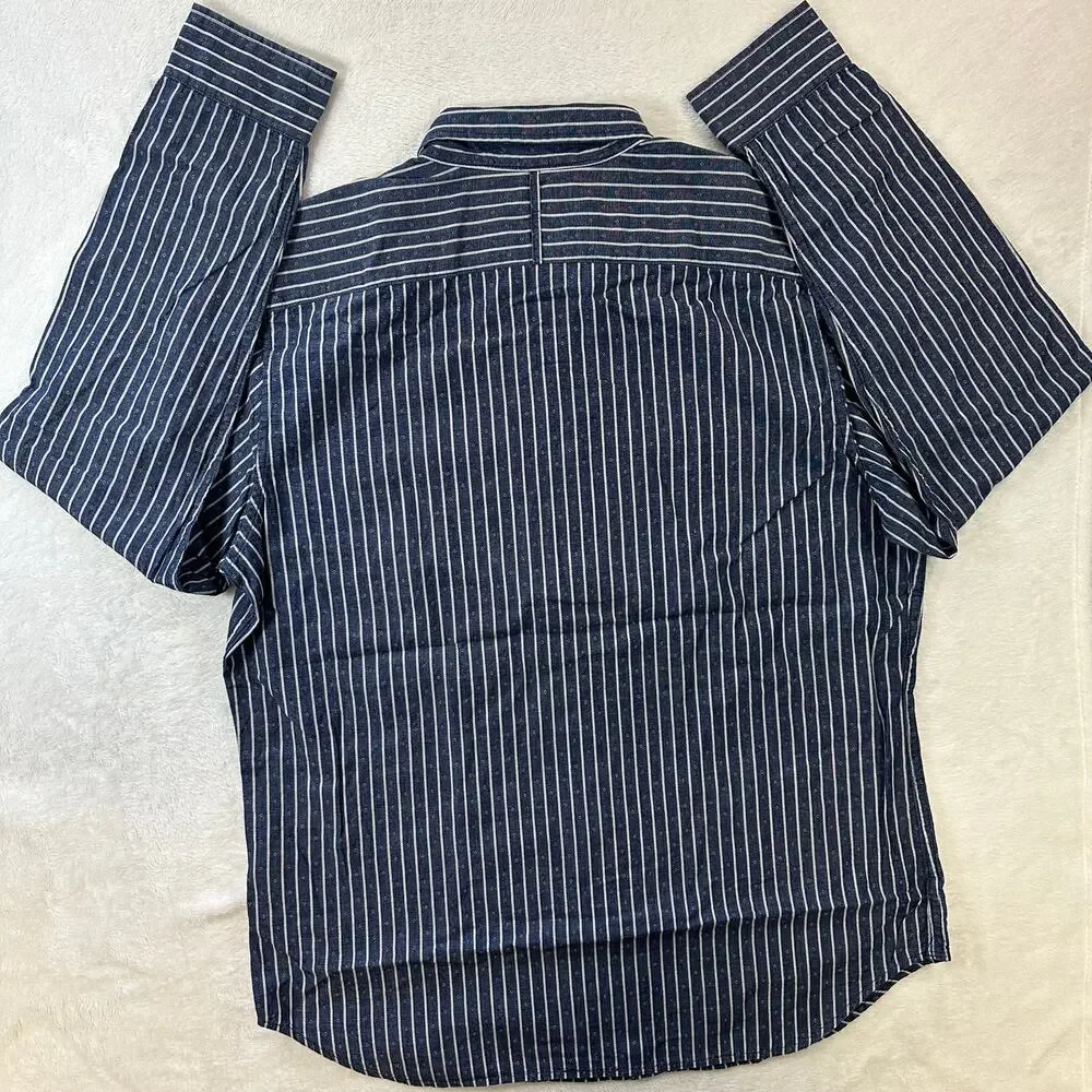Banana Republic Men’s Camden Fit Button Up Long Sleeve Shirt Western Cottage L